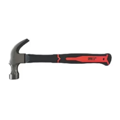 Forge Steel Fibreglass Shaft Claw Hammer 16oz (0.45kg)