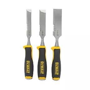 DeWalt Bevel Edge Side Strike Wood Chisel Set 2 DeWalt Bevel Edge Side Strike Wood Chisel Set - Image 2
