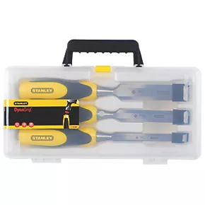 Stanley Bevel Edge Wood Chisel Set 2 Stanley Bevel Edge Wood Chisel Set - Image 2